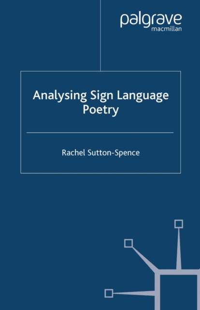 Analysing Sign Language Poetry, PDF eBook