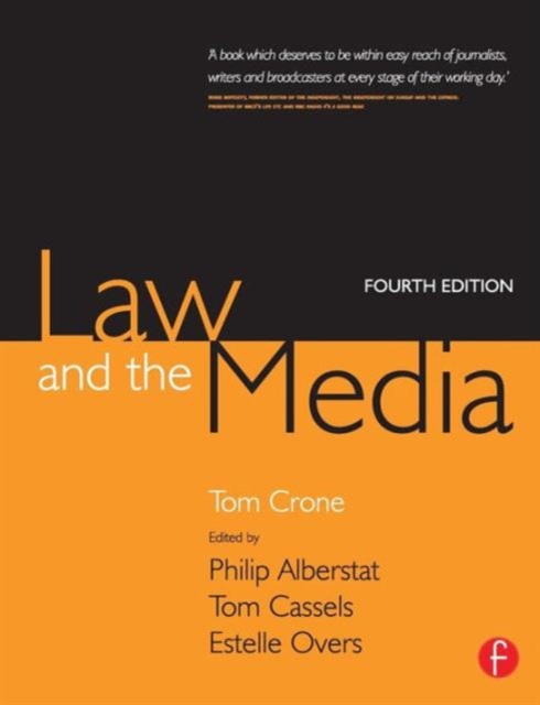 Law and the Media, Paperback / softback Book