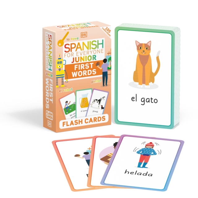 Spanish for Everyone Junior First Words Flash Cards, Cards Book