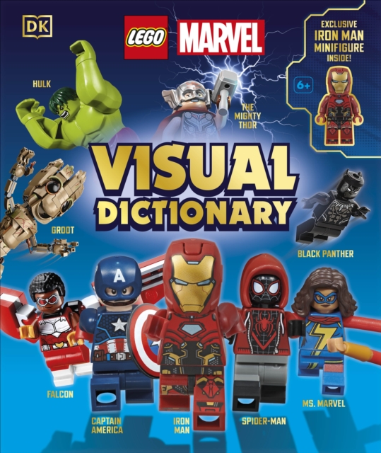 LEGO Marvel Visual Dictionary : With Exclusive LEGO Iron Man Minifigure, Hardback Book