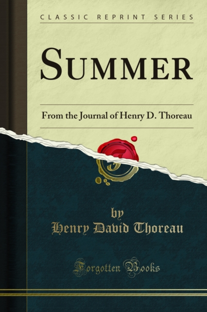 Summer : From the Journal of Henry D. Thoreau, PDF eBook