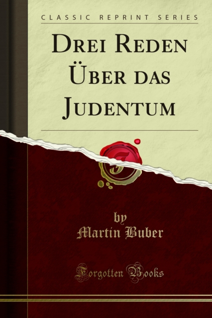 Drei Reden Uber das Judentum, PDF eBook