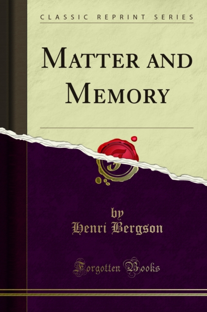 Matter and Memory, PDF eBook