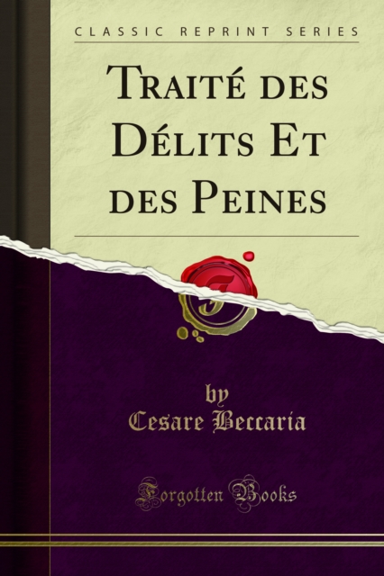 Traite des Delits Et des Peines, PDF eBook