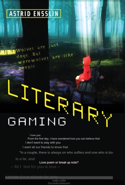 Literary Gaming, Hardback Book Literary Gaming, Hardback Book