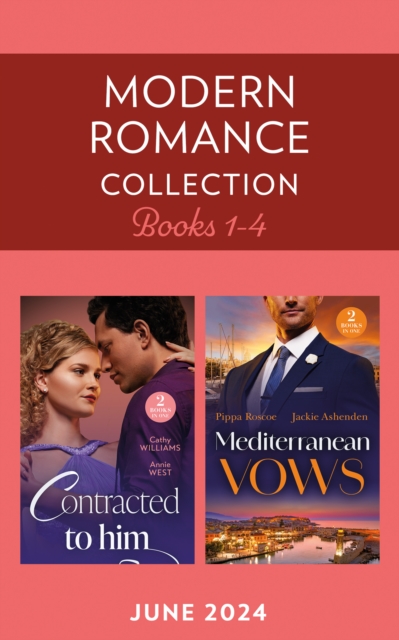 Modern Romance June 2024 Books 1-4 : Royally Promoted / Signed, Sealed, Married / Greek's Temporary 'I Do' / Spanish Marriage Solution, SE Book