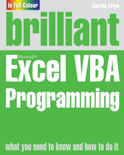 Brilliant Excel VBA Programming, PDF eBook