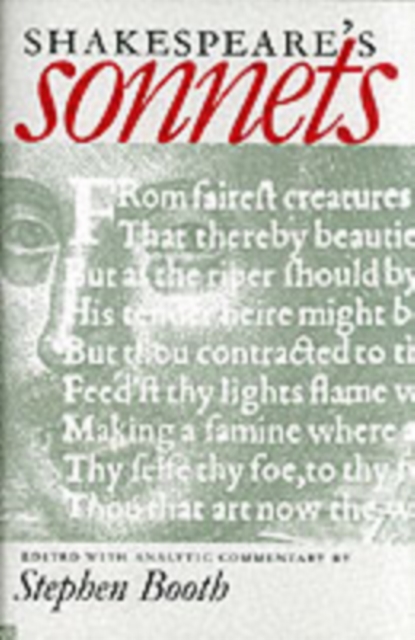 Shakespeare's Sonnets, Paperback / softback Book