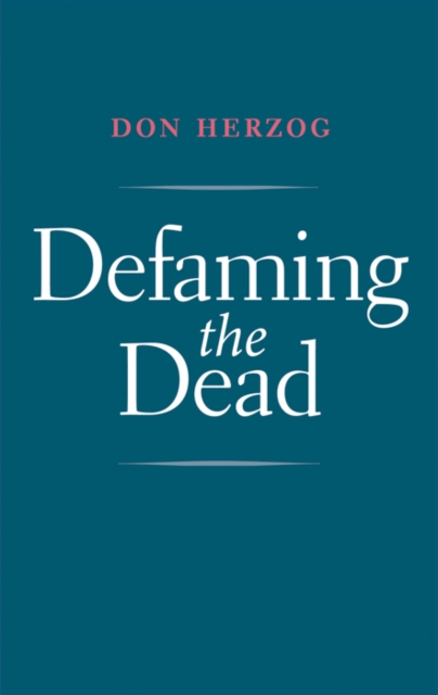 Defaming the Dead, EPUB eBook