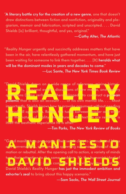 Reality Hunger, EPUB eBook