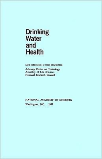 Drinking Water and Health : v. 1, Paperback Book