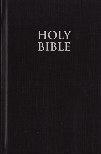NIV, Pew Bible, Large Print, Hardcover, Black, Hardback Book