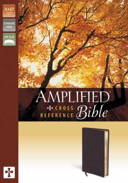 Amplified Cross-Reference Bible, Bonded Leather, Burgundy, Leather / fine binding Book