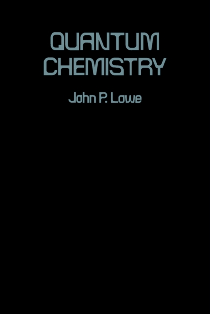Quantum Chemistry, PDF eBook