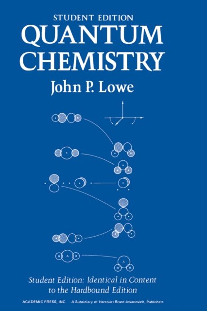 Quantum Chemistry Student Edition, PDF eBook