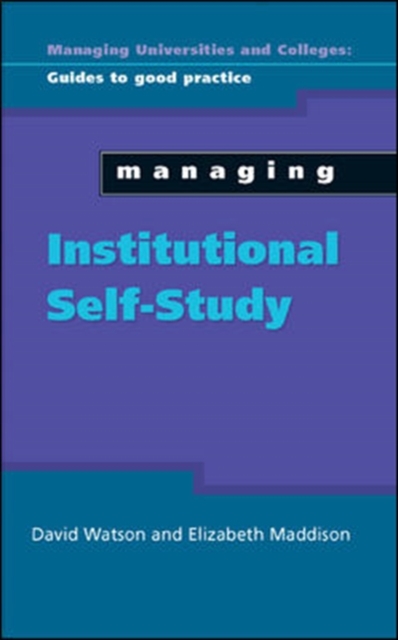 Managing Institutional Self Study, Paperback / softback Book