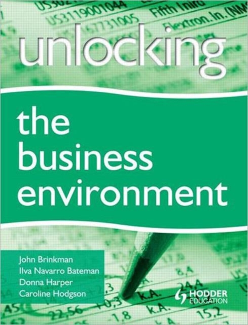 Unlocking the Business Environment, Paperback / softback Book