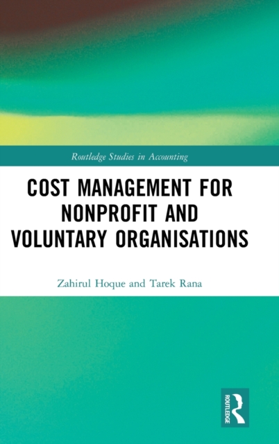 Cost Management for Nonprofit and Voluntary Organisations, Hardback Book