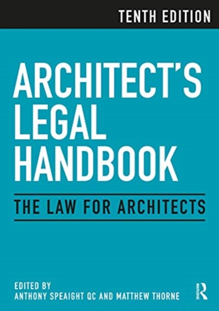 Architect's Legal Handbook : The Law for Architects, Paperback / softback Book