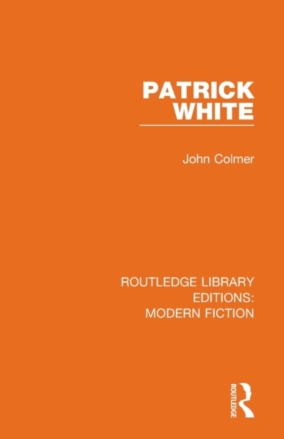 Patrick White, Paperback / softback Book
