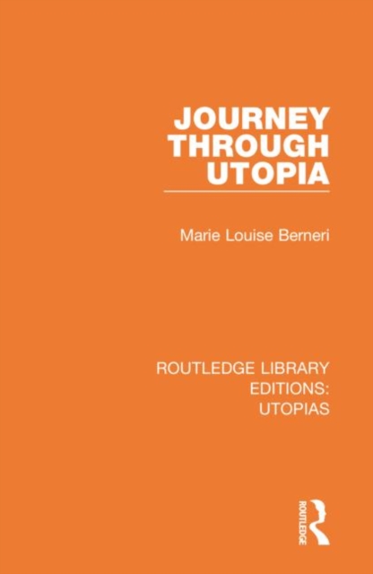 Journey through Utopia, Hardback Book