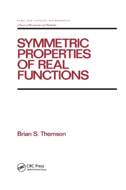 Symmetric Properties of Real Functions, Paperback / softback Book