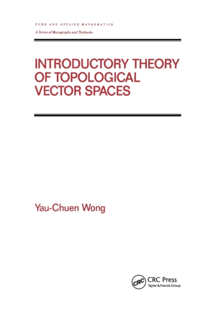 Introductory Theory of Topological Vector SPates, Paperback / softback Book