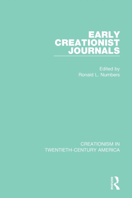 Early Creationist Journals, Paperback / softback Book