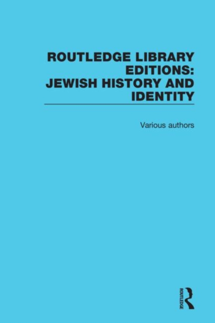 Routledge Library Editions: Jewish History, Multiple-component retail product Book