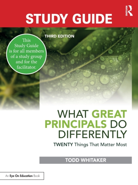 Study Guide: What Great Principals Do Differently : Twenty Things That Matter Most, Paperback / softback Book