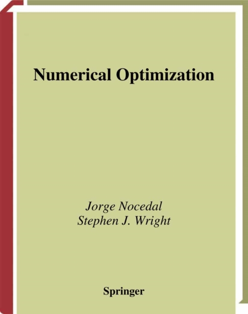 Numerical Optimization, PDF eBook