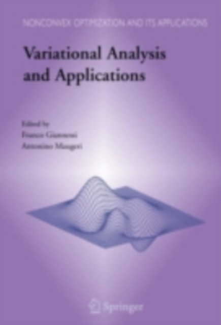 Variational Analysis and Applications, PDF eBook
