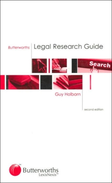 Butterworths Legal Research Guide, Paperback / softback Book