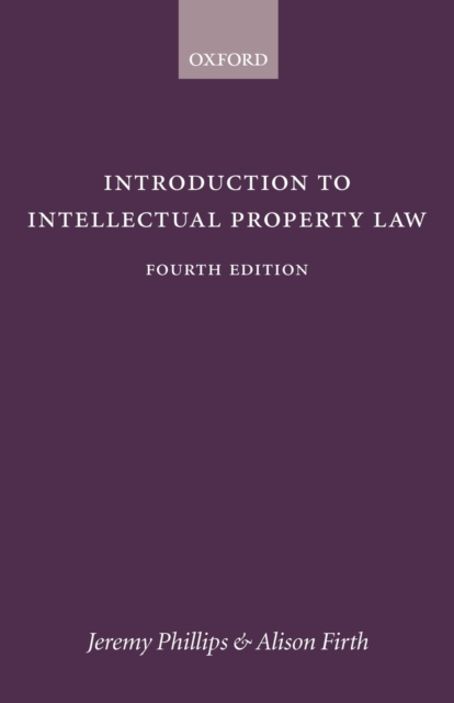 Introduction to Intellectual Property Law, Paperback / softback Book