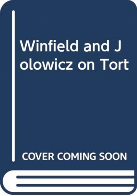 Winfield and Jolowicz on Tort, Paperback / softback Book