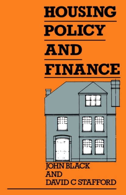 Housing Policy and Finance, Paperback / softback Book