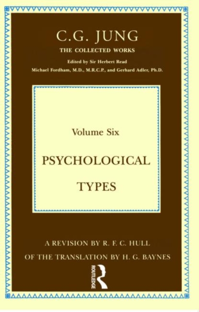 Psychological Types, Hardback Book