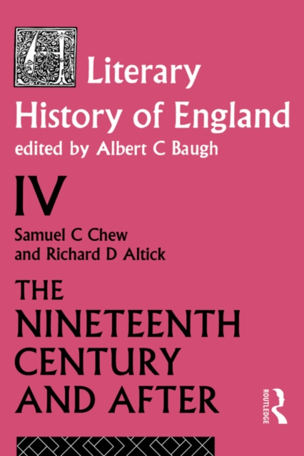 A Literary History of England Vol. 4, Paperback / softback Book