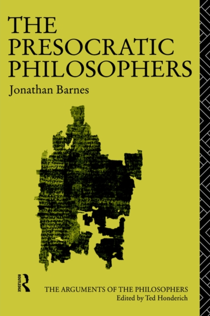 The Presocratic Philosophers, Paperback / softback Book