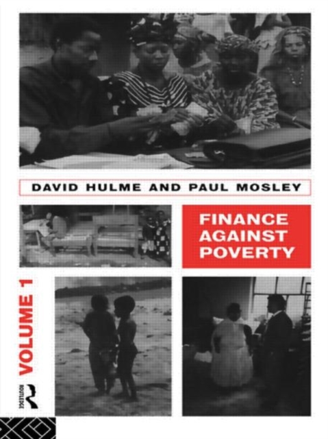 Finance Against Poverty: Volume 1, Hardback Book