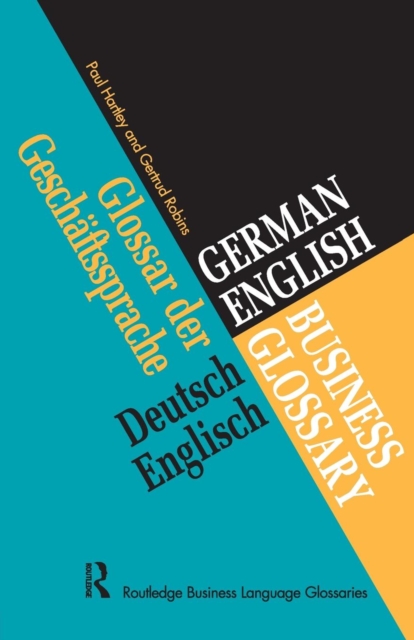 German/English Business Glossary, Paperback / softback Book