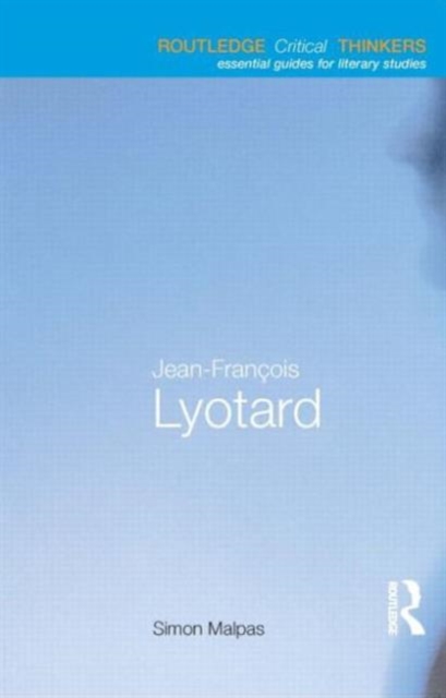 Jean-Francois Lyotard, Paperback / softback Book