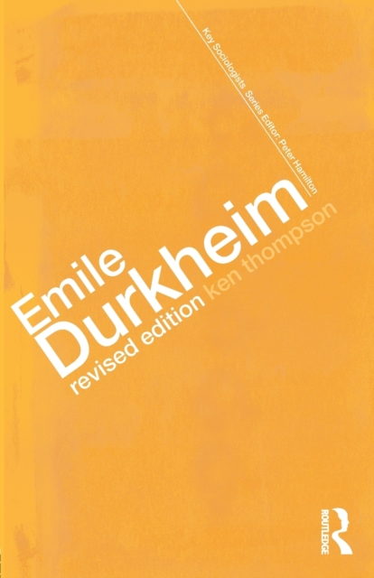 Emile Durkheim, Paperback / softback Book
