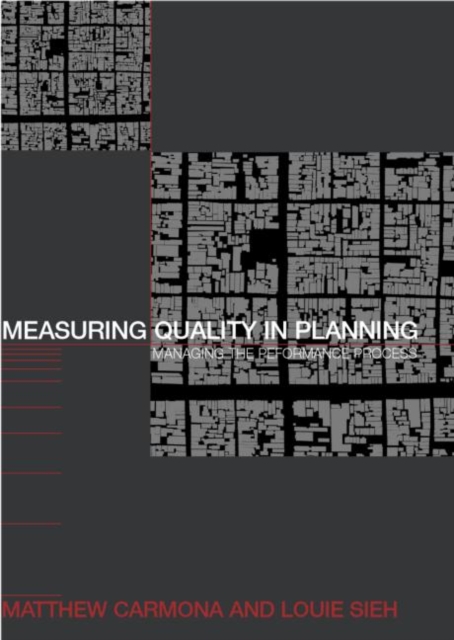 Measuring Quality in Planning : Managing the Performance Process, Paperback / softback Book