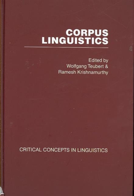 Corpus Linguistics : Critical Concepts in Linguistics, Mixed media product Book