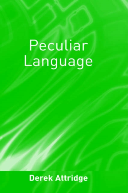 Peculiar Language, Hardback Book