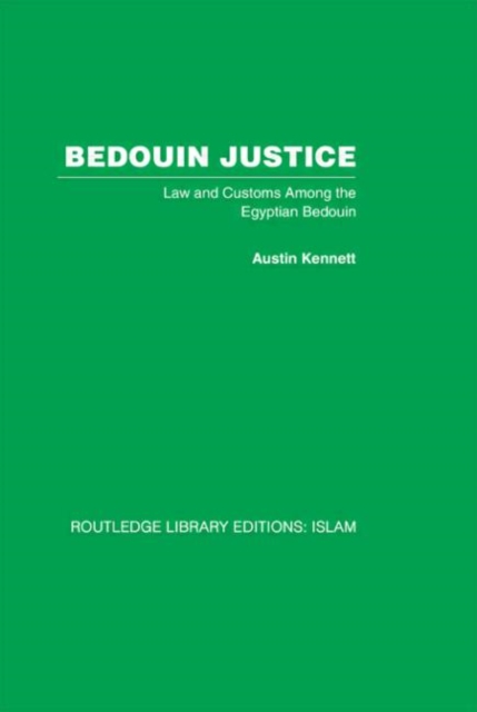 Bedouin Justice : Law and Custom Among the Egyptian Bedouin, Hardback Book