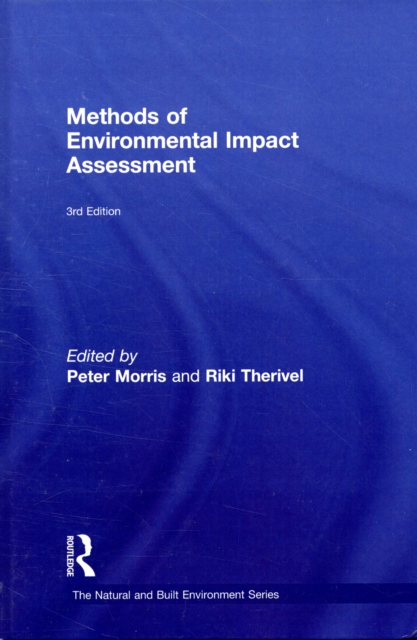 Methods of Environmental Impact Assessment, Hardback Book