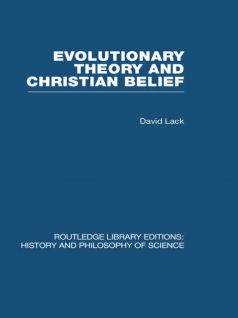 Evolutionary Theory and Christian Belief : The Unresolved Conflict, Hardback Book
