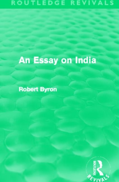 An Essay on India (Routledge Revivals), Hardback Book